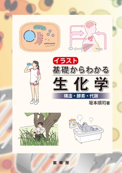 書籍紹介 イラスト 基礎からわかる生化学 坂本順司 著 生物学