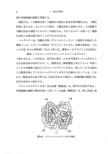 『暮らしの化学』 内容見本