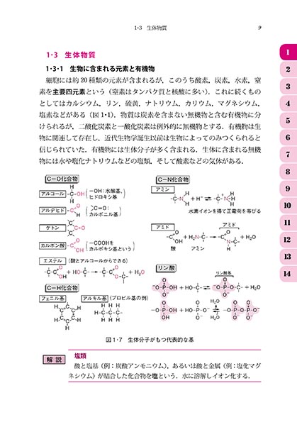 『コア講義 生化学』 内容見本