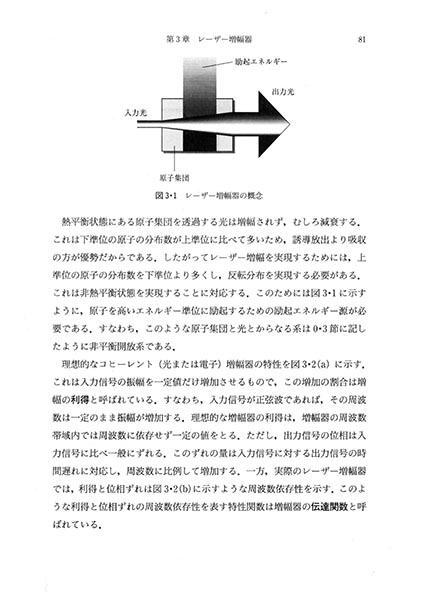 『量子エレクトロニクスの基礎』 内容見本